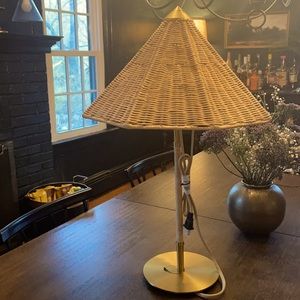 Studio McGee for Target Wicker Table Lamp